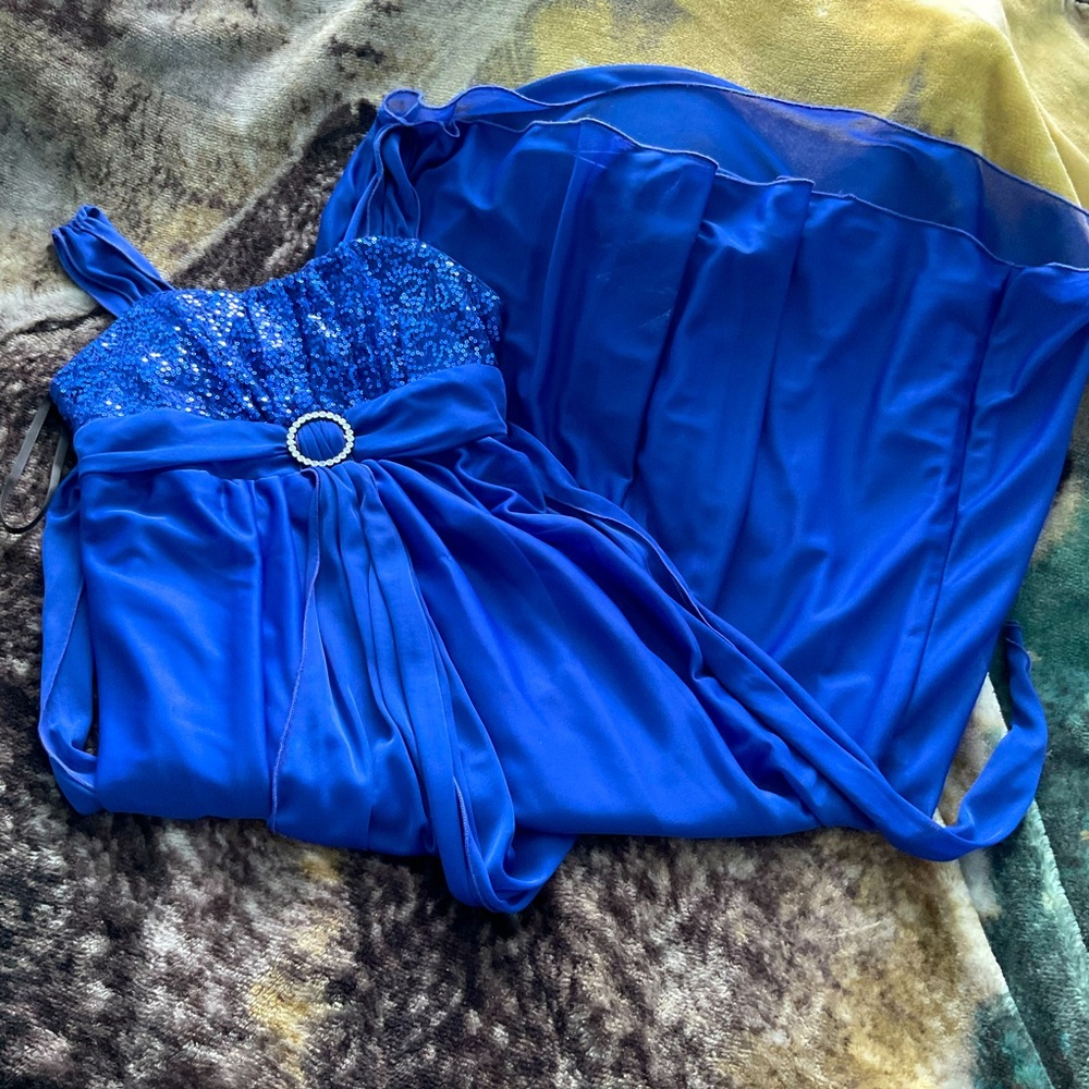 💸Amy’s🌺 closet Royal Blue Dress size 12 NWOT check more dresses in my closet!